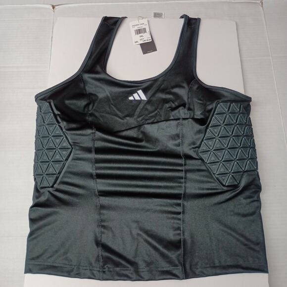 Adidas Basketball Padded Aeroready Tank Shirt IM3592 Size Men's 3XL XXXL NWT - Picture 1 of 6